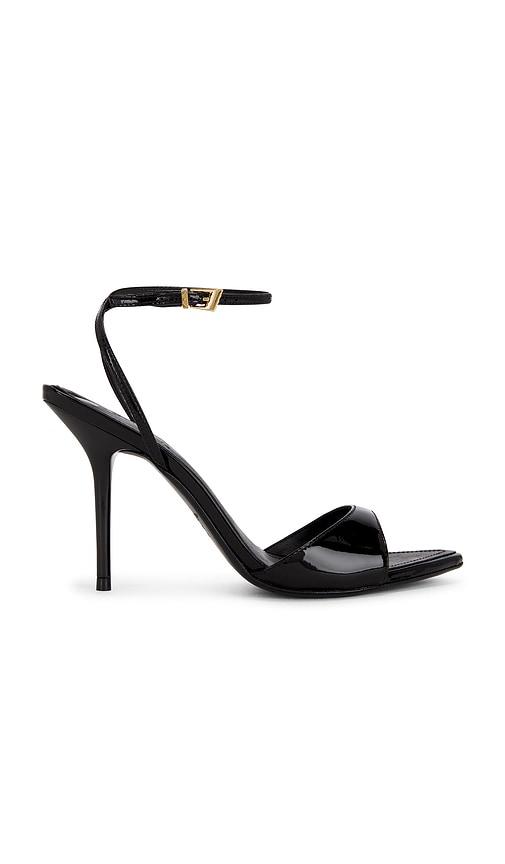 Schutz Elodie Buckle Sandal in Black by SCHUTZ