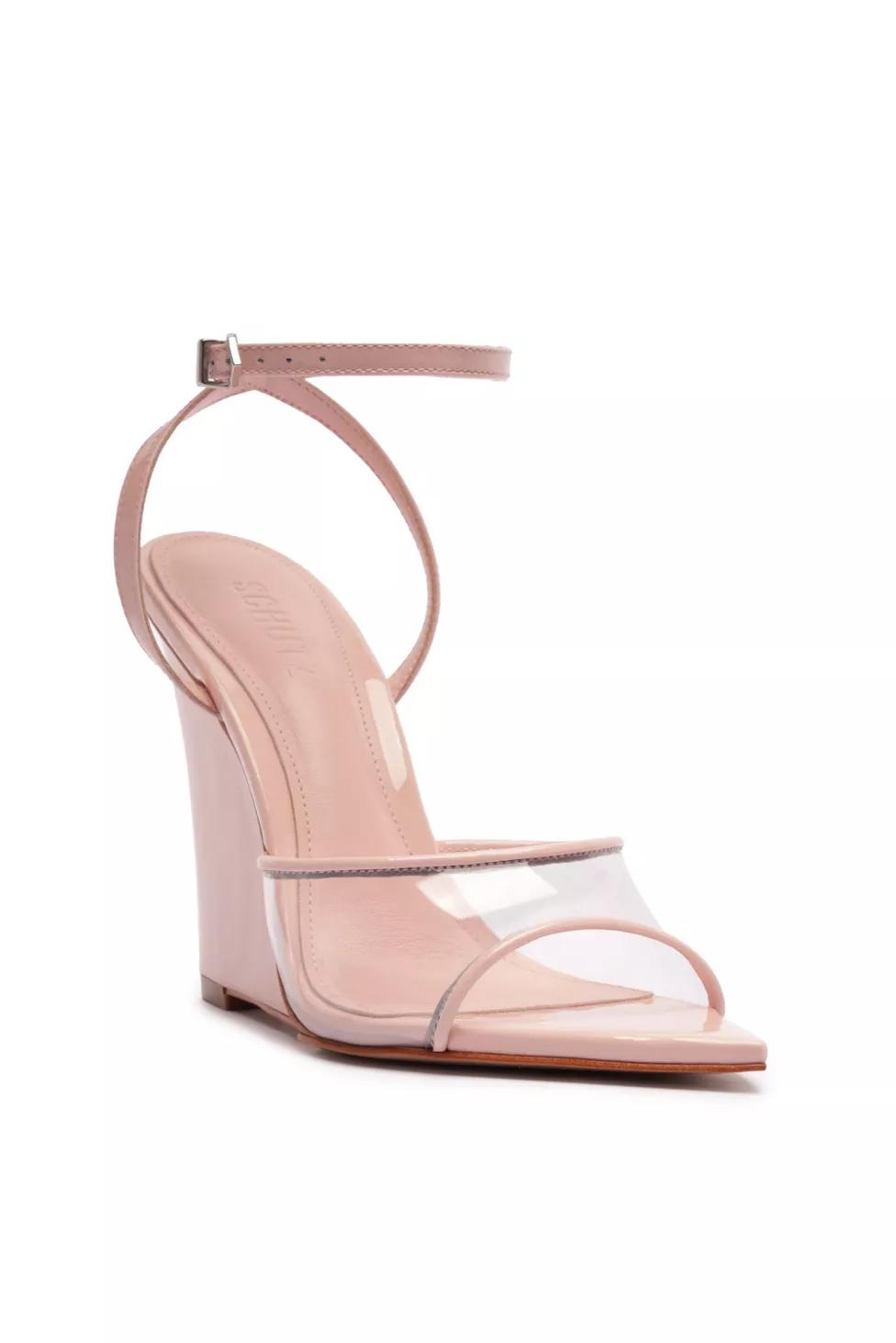 Schutz Elodie Vinyl Wedge Heel by SCHUTZ