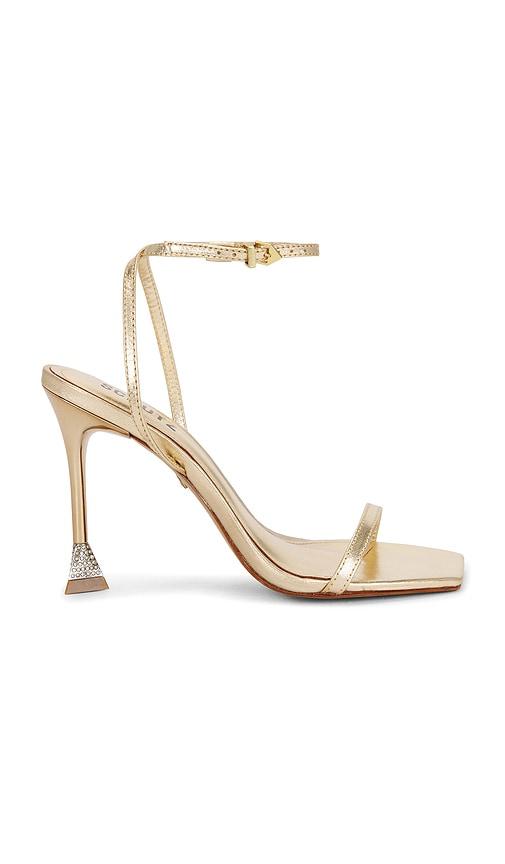 Schutz Joanna Sandal in Metallic Gold by SCHUTZ