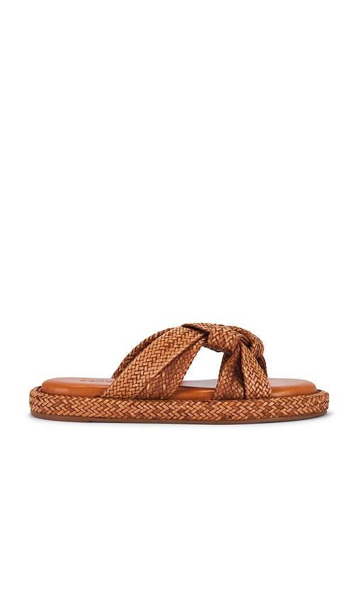 Schutz Kali Flat in Brown by SCHUTZ