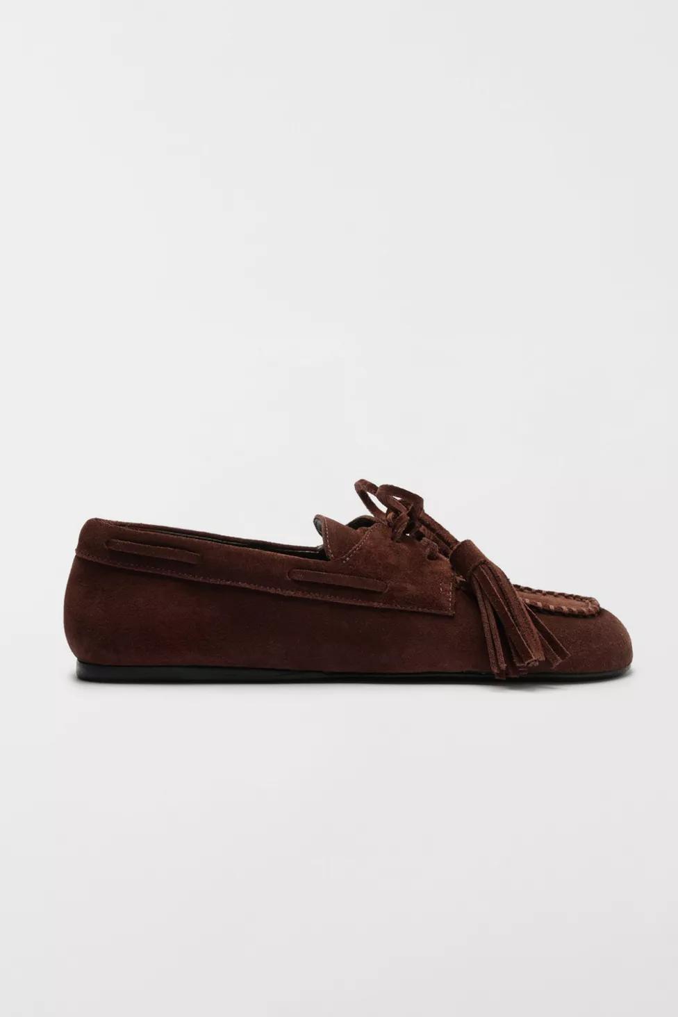 Schutz Kim Suede Moccasin by SCHUTZ