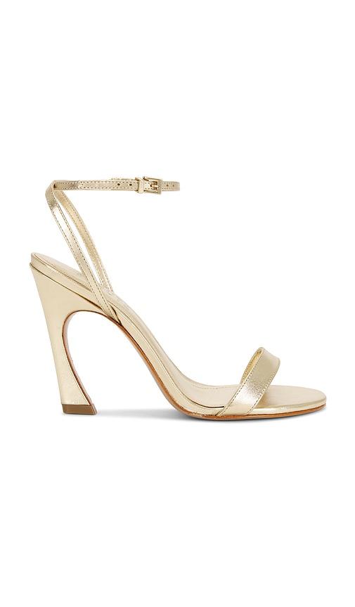 Schutz Lexi Sandal in Metallic Gold by SCHUTZ