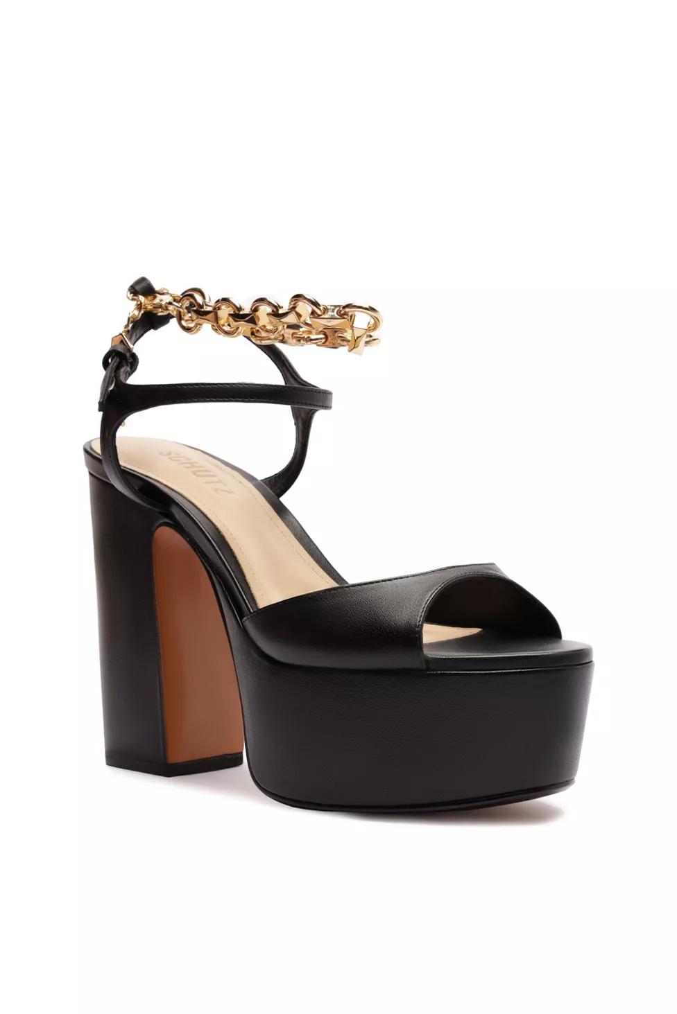 Schutz Lys Chain Platform Heel by SCHUTZ