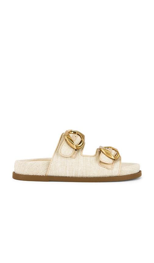 Schutz Olga Sporty Sandal in Ivory by SCHUTZ
