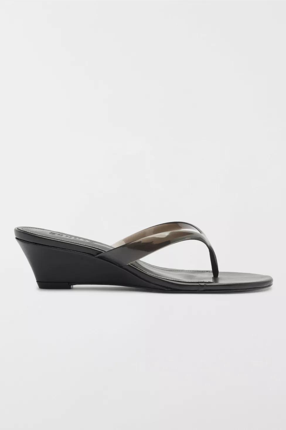Schutz Roslyn Wedge Jelly Thong Heels by SCHUTZ