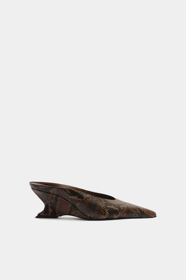 Schutz Siena Mid Mule Animal Print Pumps by SCHUTZ