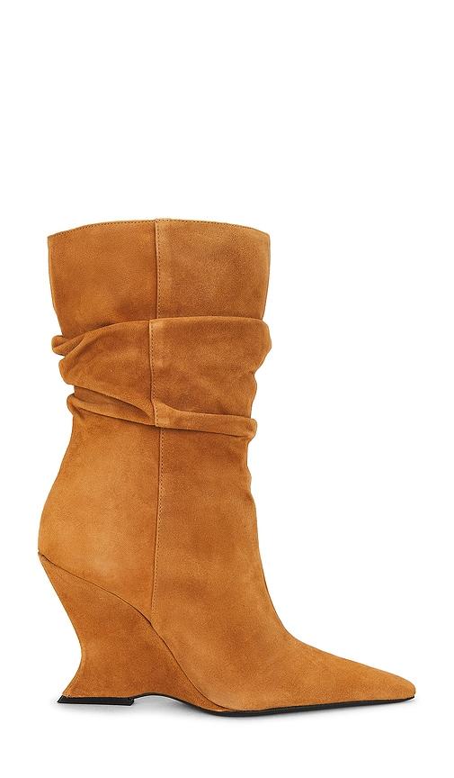 Schutz Siena Slouch Boot in Beige by SCHUTZ