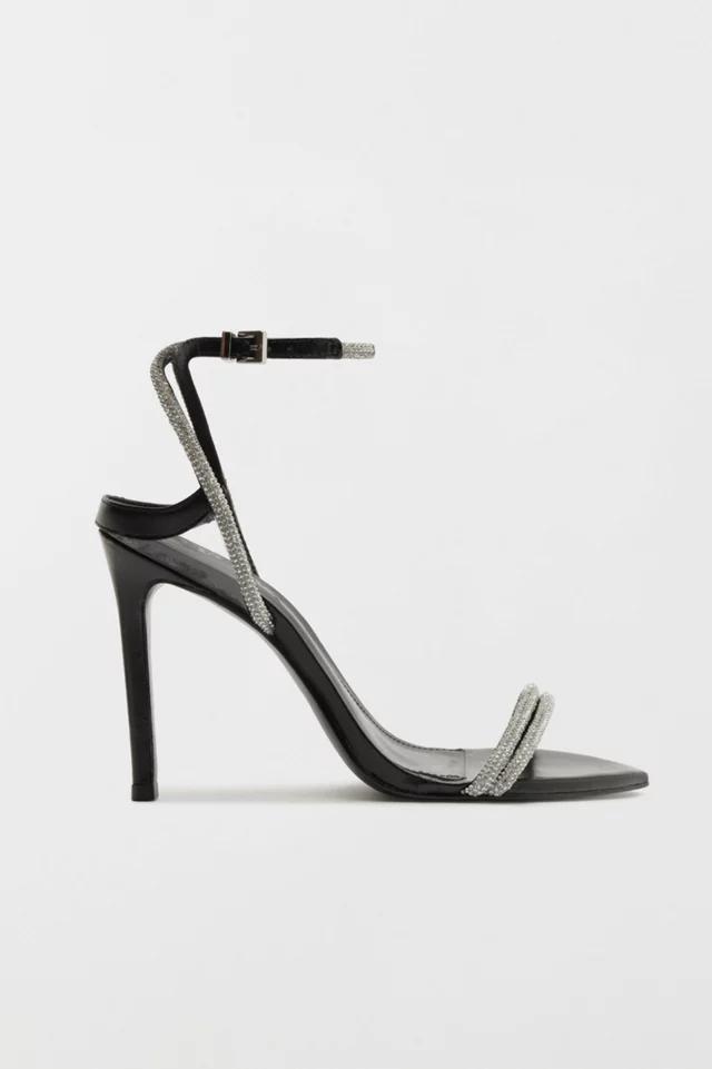 Schutz Skye Crystal Shine Heel by SCHUTZ