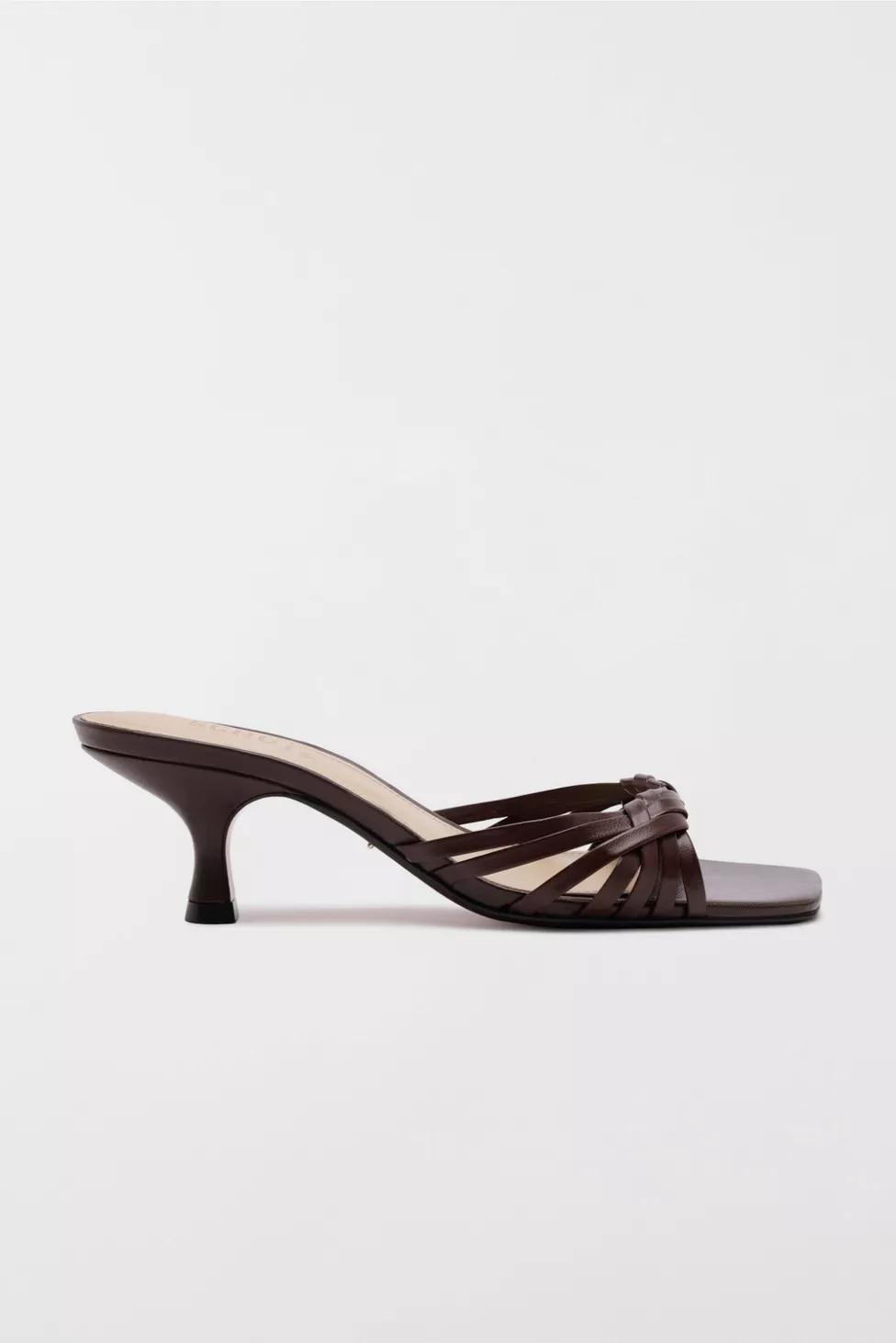 Schutz Tara Mule Mid Mule Heel by SCHUTZ