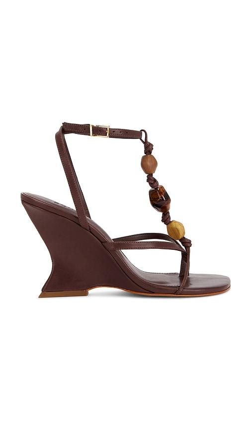 Schutz x REVOLVE Amber Sandal in Brown by SCHUTZ