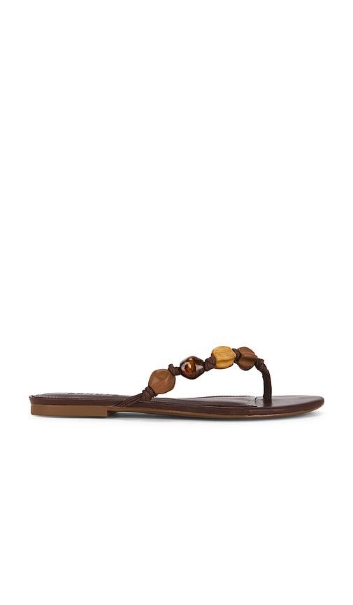 Schutz x REVOLVE Sapphire Sandal in Brown by SCHUTZ