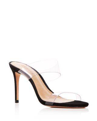 Women's Ariella Clear Strap High-Heel Slide Sandals by SCHUTZ