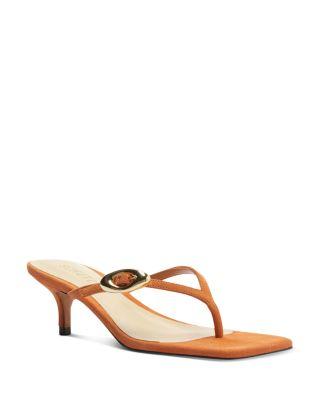 Women's Miriam Nubuck Leather Thong Sandals by SCHUTZ Women's Miriam Nubuck Leather Thong Sandals by SCHUTZ