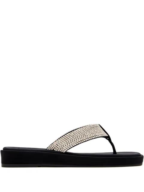 crystal-embellished platform sandals by SCHUTZ