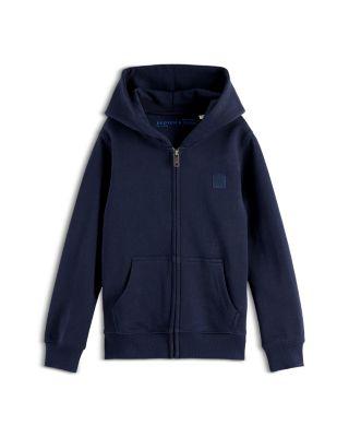 Boys' Core Regular Fit Logo Badge Zip Up Hoodie - Little Kid by SCOTCH&SODA