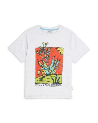 Boys' Front Artwork Neps Relaxed Fit Tee - Big Kid by SCOTCH&SODA