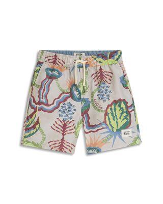 Boys' Printed Mid Length Swim Shorts - Big Kid by SCOTCH&SODA