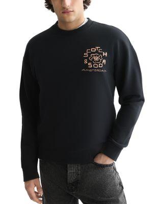 Front and Back Artwork Relaxed Fit Sweatshirt by SCOTCH&SODA