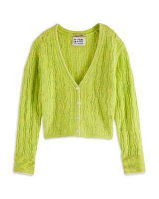 Girls' Ajour Knitted Cardigan - Little Kid by SCOTCH&SODA