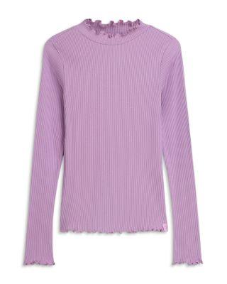 Girls' Ribbed Slim Fit Long Sleeve Tee - Little Kid by SCOTCH&SODA