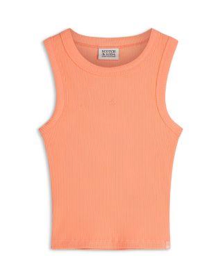 Girls' Seasonal Core Ribbed Slim Fit Tank Top - Little Kid by SCOTCH&SODA