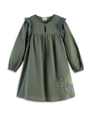 Girls' Seersucker Embroidered Dress  - Little Kid by SCOTCH&SODA