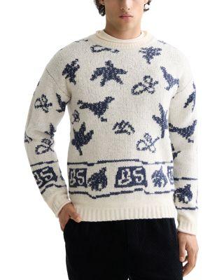 Jacquard Extra Dropped Shoulder Sweater by SCOTCH&SODA