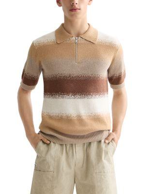 Knitted Degrade Polo Shirt by SCOTCH&SODA