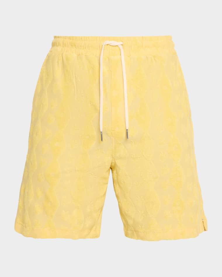 Men's Terry Jacquard Drawstring Shorts by SCOTCH&SODA