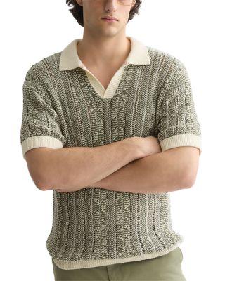 Multi Stitch Extra Dropped Shoulder Polo by SCOTCH&SODA