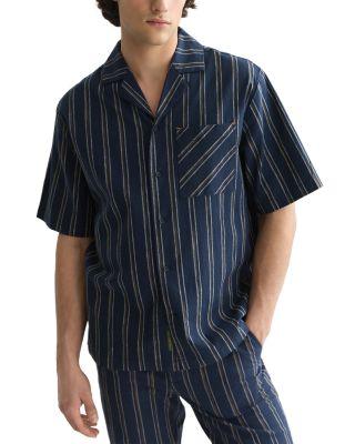 Relaxed Fit Stripe Linen Shirt by SCOTCH&SODA
