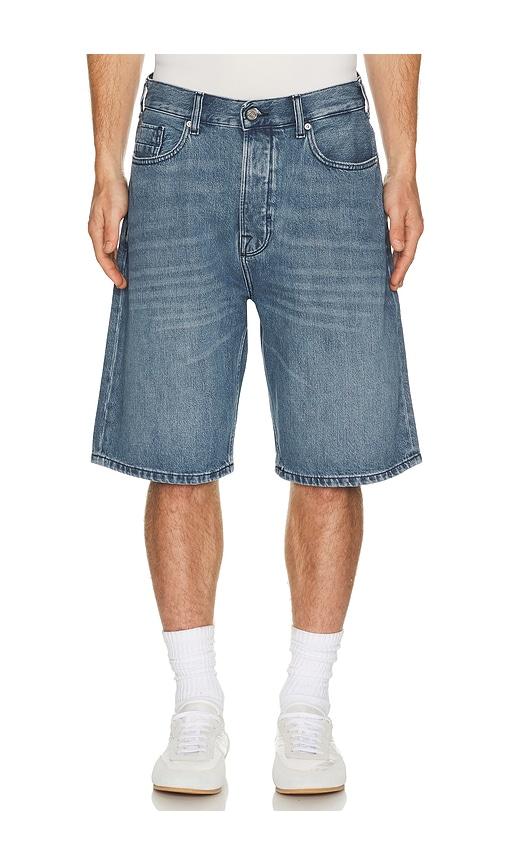 Scotch & Soda Pitch Loose Fit Jean Shorts in Blue by SCOTCH&SODA
