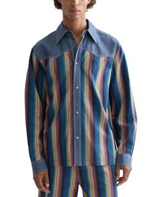 Western Long Sleeve Snap Front Shirt by SCOTCH&SODA