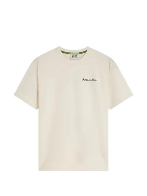 logo-detail cotton T-shirt by SCOTCH&SODA