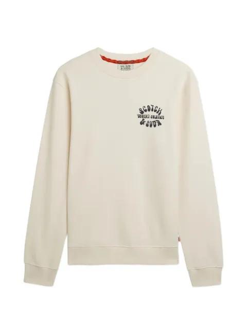 logo-print sweater by SCOTCH&SODA