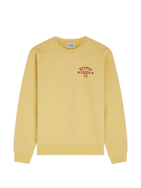 logo-print sweatshirt by SCOTCH&SODA
