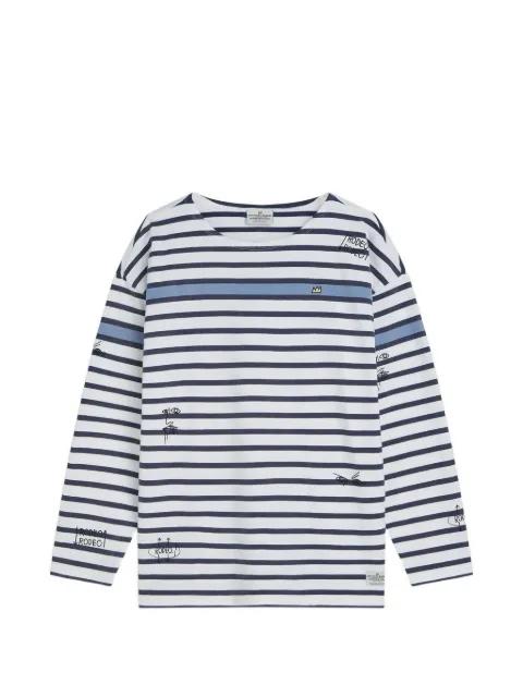 x Basquiat Breton striped T-shirt by SCOTCH&SODA