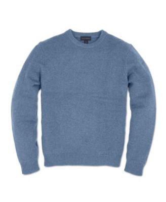 Men's Cashmere/Cotton Crew Sweaters by SCOTT BARBER