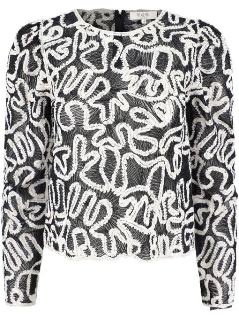 Alice embroidery blouse by SEA NEW YORK
