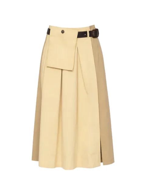 Andrea pleated belted skirt by SEA NEW YORK