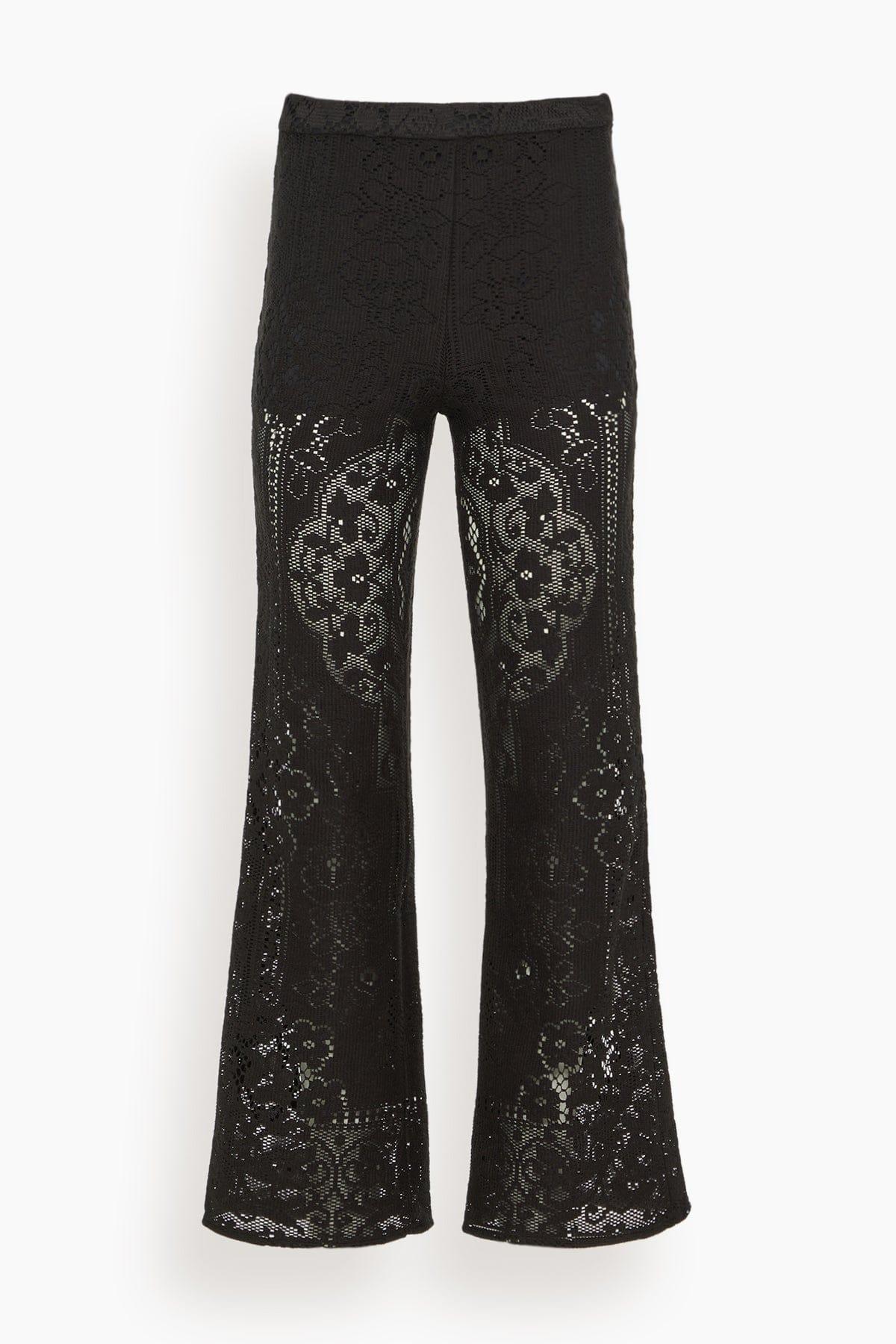 Arianna Lace Pants in Black by SEA NEW YORK