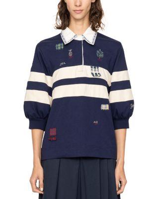 Claira Embroidered Rugby Shirt by SEA NEW YORK Claira Embroidered Rugby Shirt by SEA NEW YORK