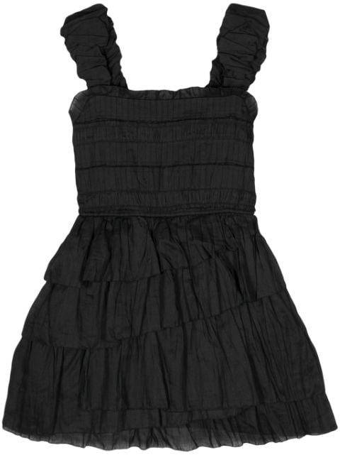 Cole smocked ramie dress by SEA NEW YORK