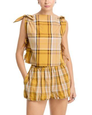 Copeland Plaid Top by SEA NEW YORK