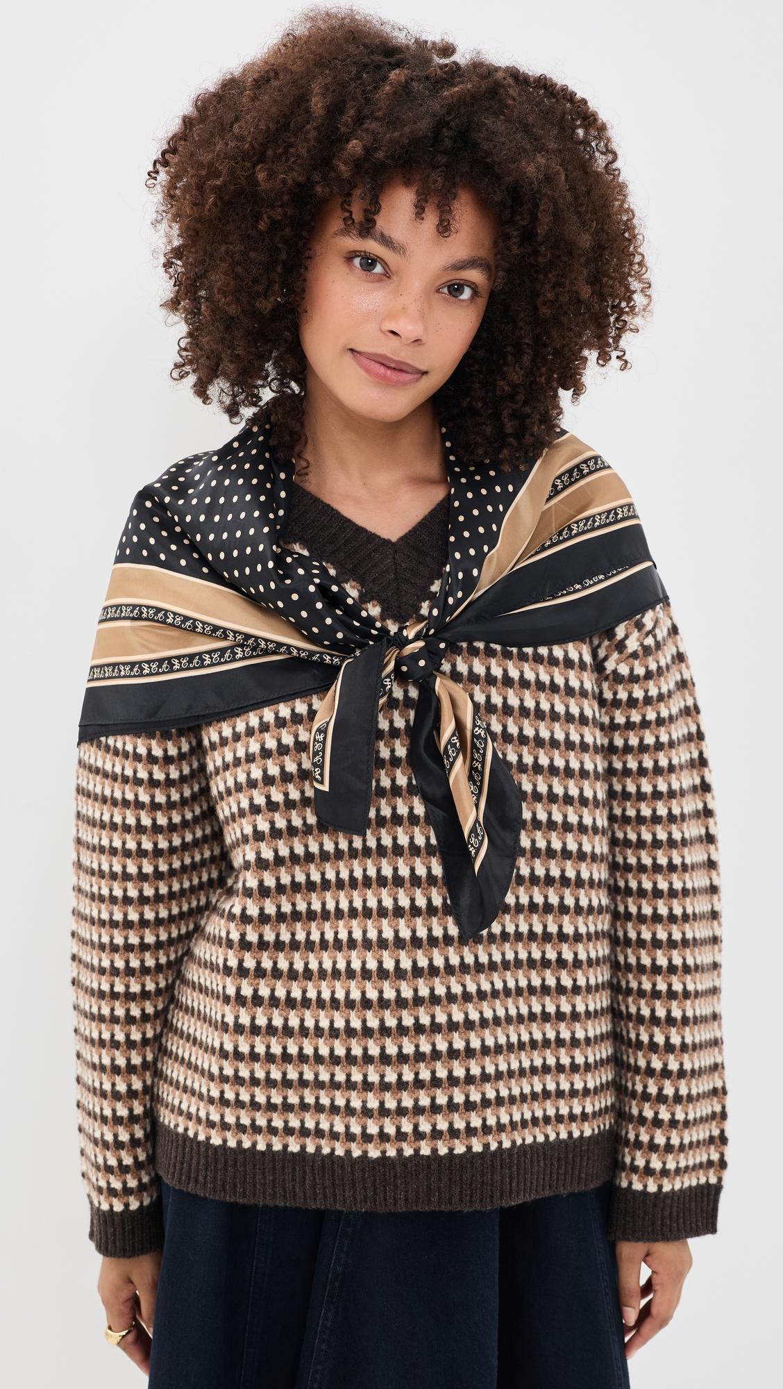 Declan V Neck Wool Sweater by SEA NEW YORK