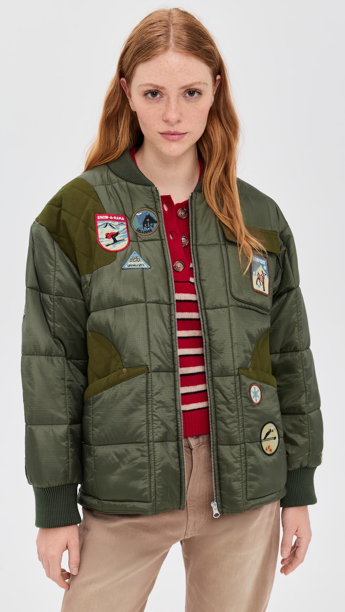 Eira Quilted Patched Puffer Jacket by SEA NEW YORK Eira Quilted Patched Puffer Jacket by SEA NEW YORK