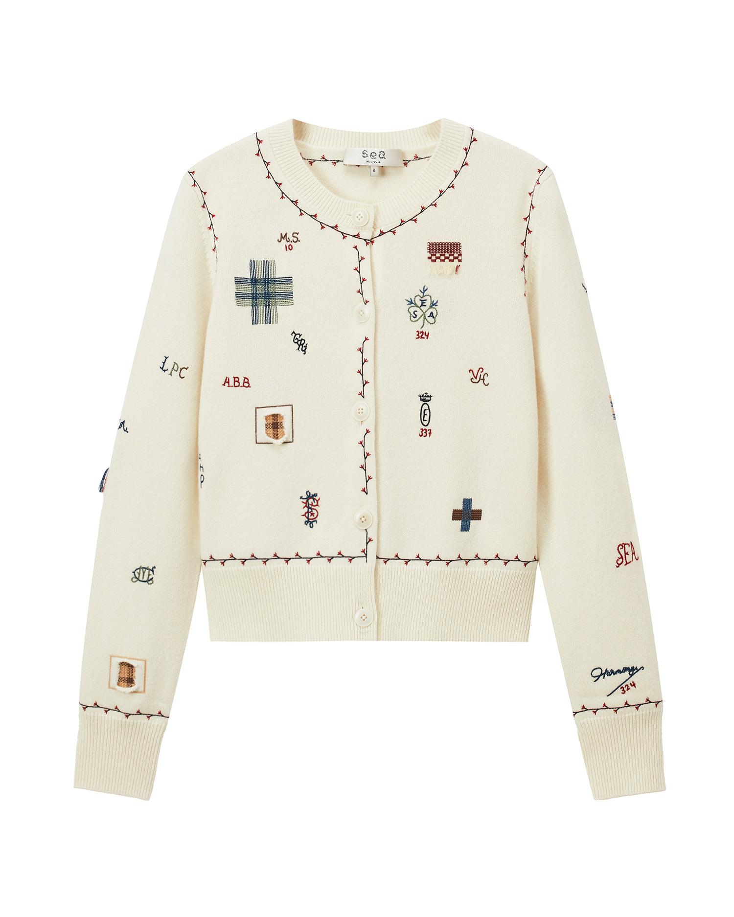 Embroidered cardigan by SEA NEW YORK