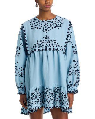 Frances Embroidered Mini Dress by SEA NEW YORK