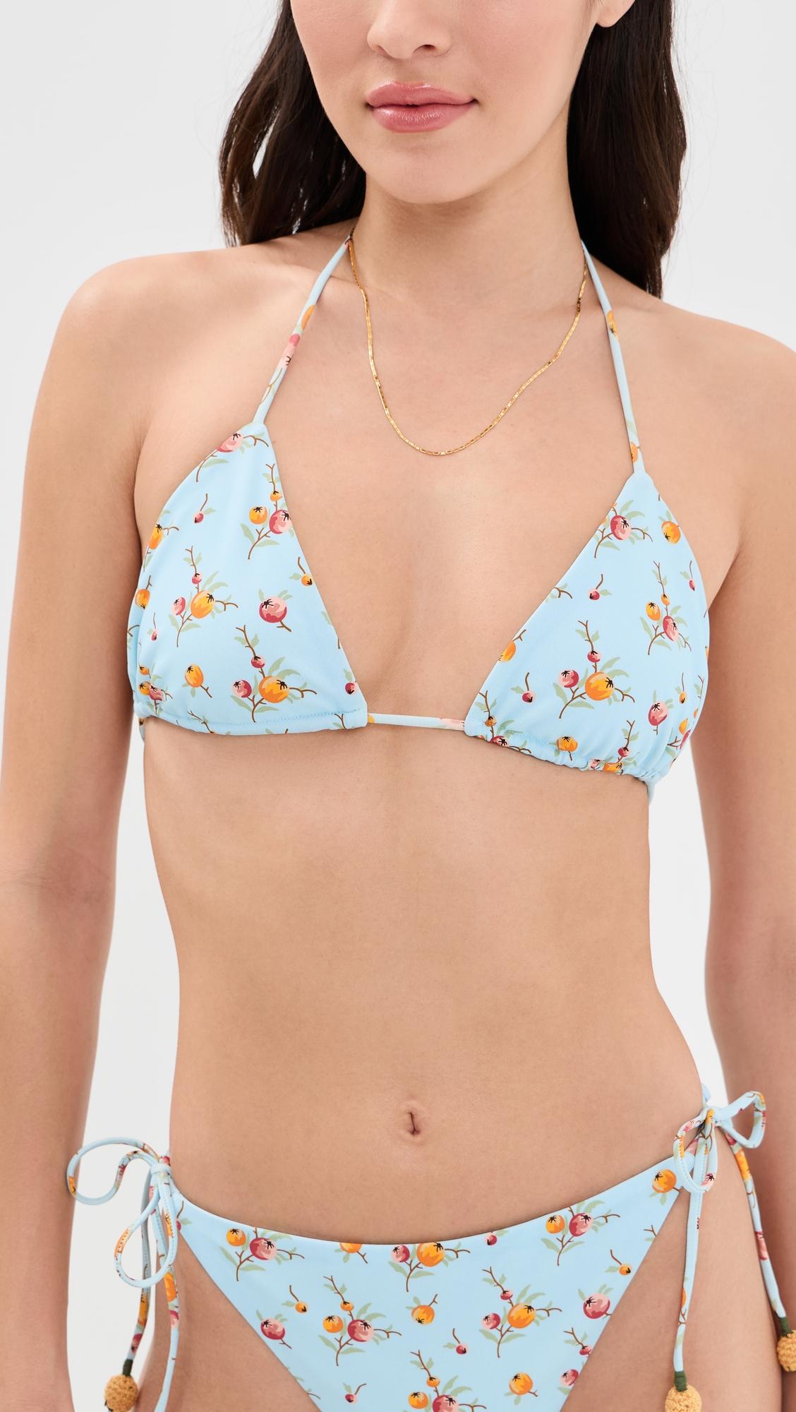 Freya Emb Tie Bikini Top by SEA NEW YORK