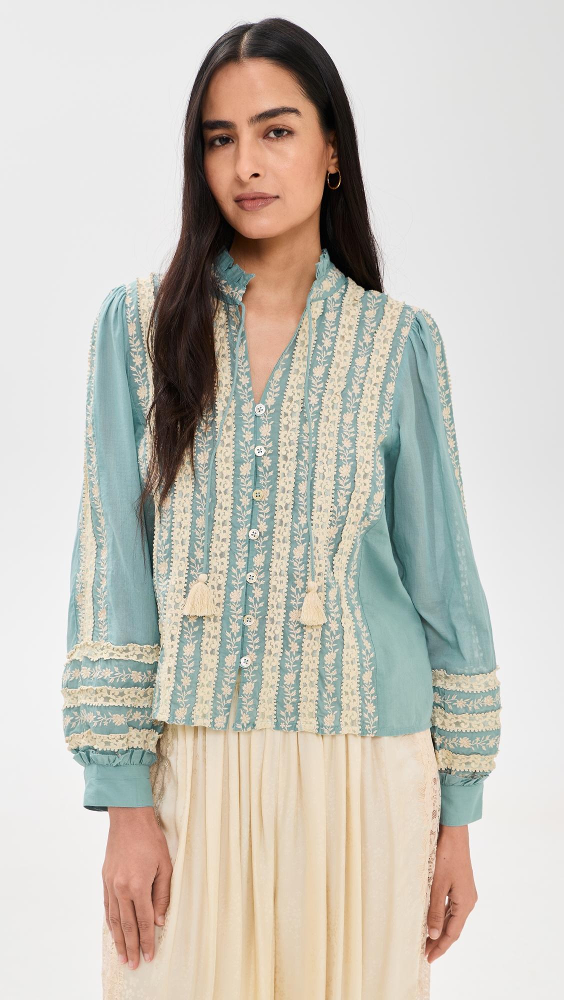 Kirsten Print Long Sleeve Top by SEA NEW YORK